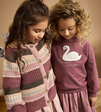 Minymo Cardigan - Strik - Woodrose