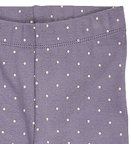 Müsli Bukser - Rib - Dot - Lilac Fog/Oak