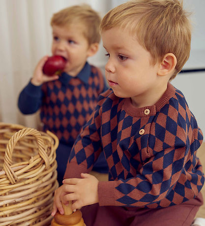 Müsli Bluse - Strik - Harlequin - Root
