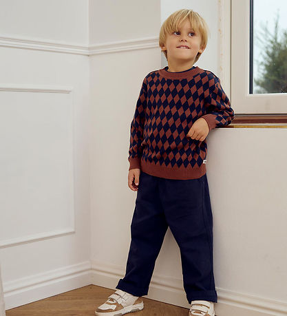 Müsli Bluse - Strik - Harlequin - Root
