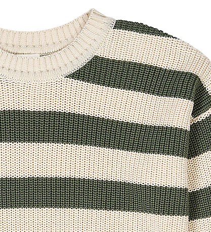 Müsli Bluse - Strik - Stripe - Oak