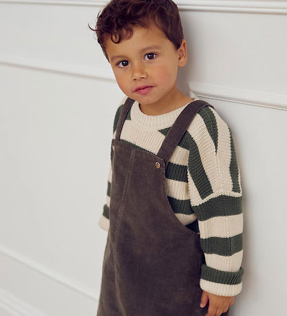Müsli Bluse - Strik - Stripe - Oak