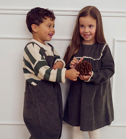Müsli Bluse - Strik - Stripe - Oak