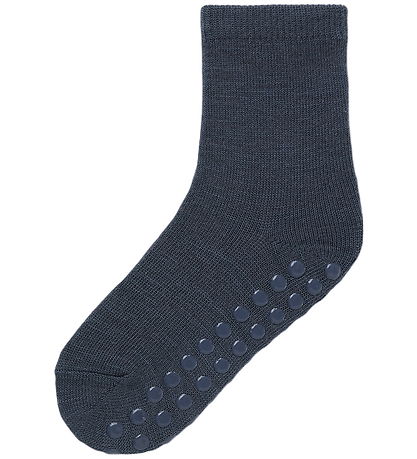 Name It Strømper - 2-pak - Uld/Bomuld - NmmWak - Skridsikker - F