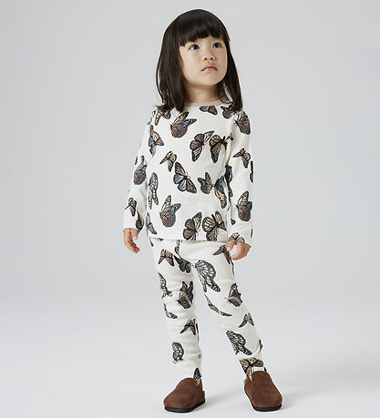 Name It Leggings - Uld - NmfWillitus - Snow White/Butterfly