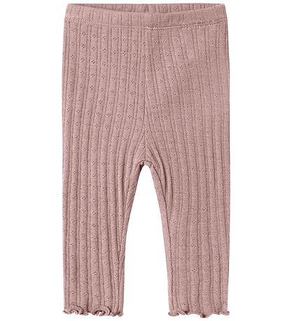 Name It Leggings - Uld - Rib - NbfWossa - Antler