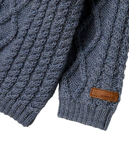 Name It Cardigan - Uld - Strik - NbmWrilla - Folkstone Gray
