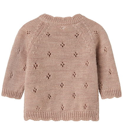 Name It Cardigan - Uld - Strik - NbfWrilla - Shadow Gray