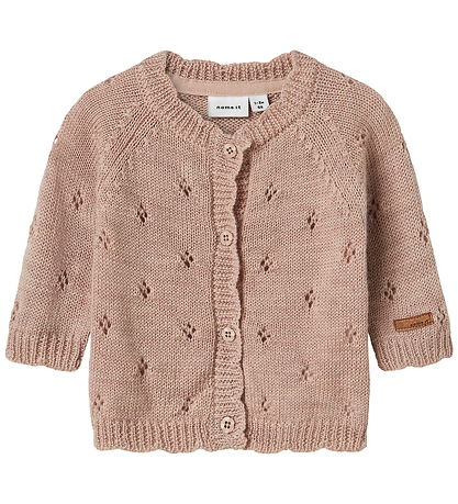 Name It Cardigan - Uld - Strik - NbfWrilla - Shadow Gray