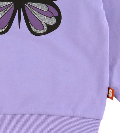 DYR-Cph Sweatshirt - Dyrbellow - Lila Sommerfugl