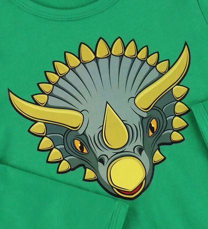 DYR-Cph Bluse - Dyrshedding - Grass Green Triceratops