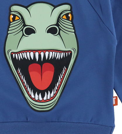 DYR-Cph Sweatshirt - Dyrbellow - Ocean Blue T-rex