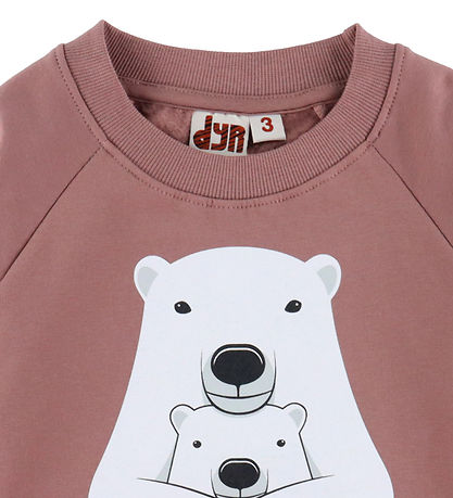 DYR-Cph Sweatshirt - Dyrbellow - Dk rose Beige Isbjoerne Mor