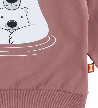 DYR-Cph Sweatshirt - Dyrbellow - Dk rose Beige Isbjoerne Mor