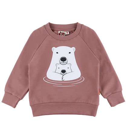 DYR-Cph Sweatshirt - Dyrbellow - Dk rose Beige Isbjoerne Mor