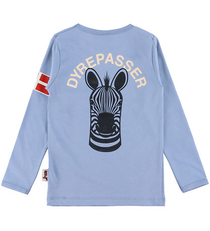 DYR-Cph Bluse - Dyrepasser - Blue Grey Zebra