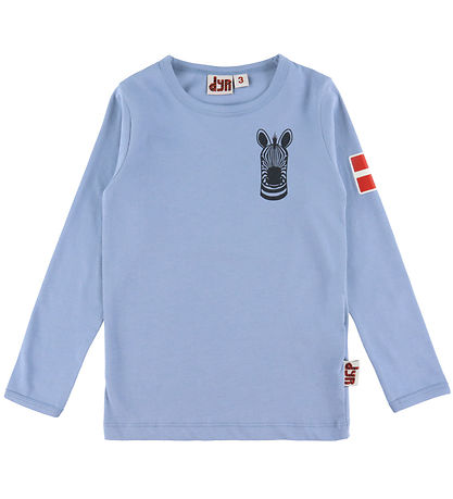 DYR-Cph Bluse - Dyrepasser - Blue Grey Zebra