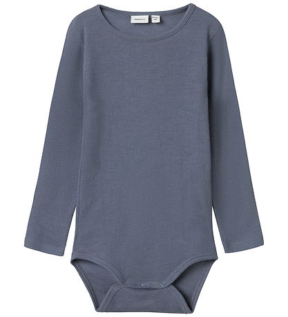 Name It Body l/æ - Rib - NmmWossa - Folkstone Gray