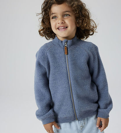 Name It Cardigan - Uld - NmmWmino - Folkstone Gray