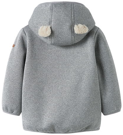 Name It Fleecejakke - NbnMada08 - Grey Melange