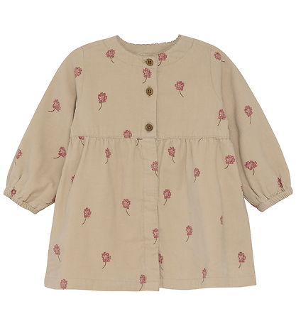Minymo Kjole - Fløjl - Oxford Tan