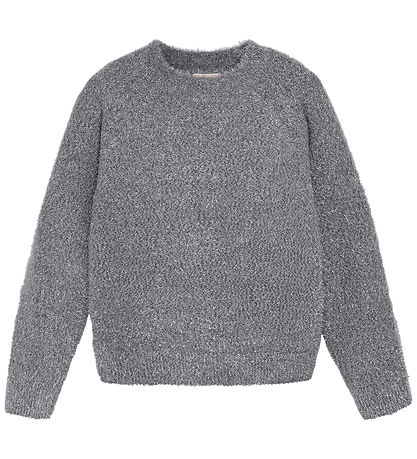 Creamie Bluse - Strik - Glitter - Iron Gate