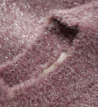 Creamie Bluse - Strik - Glitter - Crushed Berry