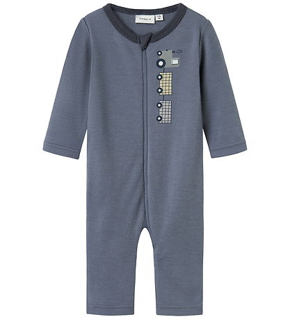 Name It Natdragt - Uld - NbmWillit - Folkstone Gray/TRACTOR