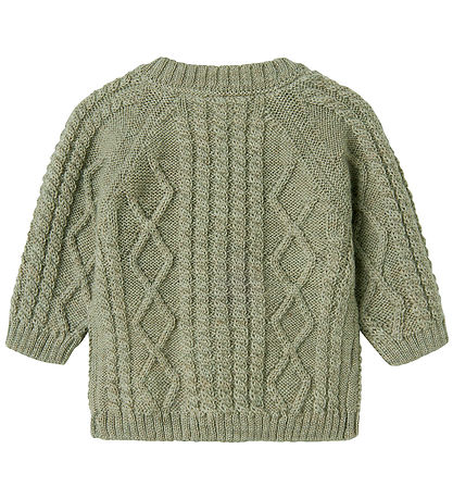 Name It Cardigan - Uld - Strik - NbmWrilla - Dried Sage