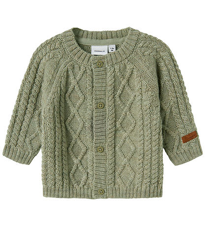 Name It Cardigan - Uld - Strik - NbmWrilla - Dried Sage