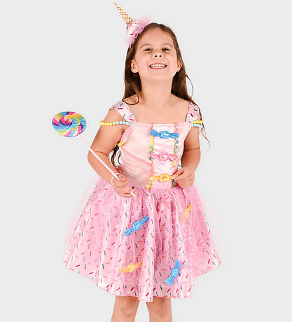 Den Goda Fen Udklædning - Dress Candy - Pink