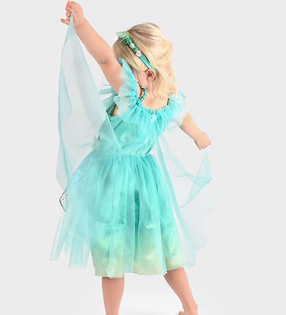 Den Goda Fen Udklædning - Dress Butterfly Fairy - Blå