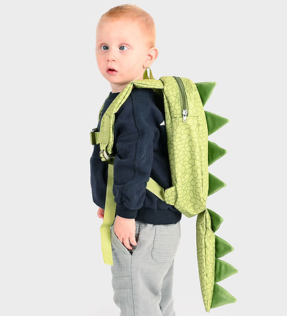 Den Gode Fen Rygsæk - Crocodile - Green