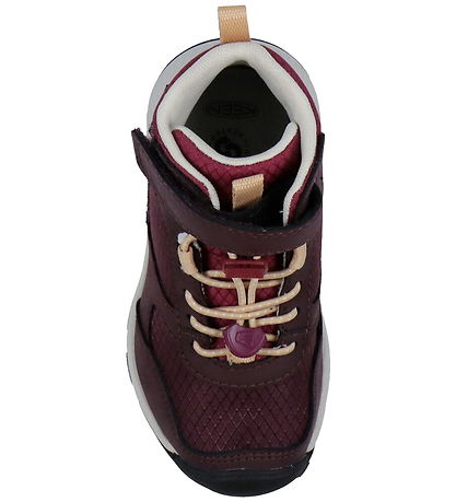 KEEN Vinterstøvler - KE SKUA MID WP C - FIG-PEACH FUZZ