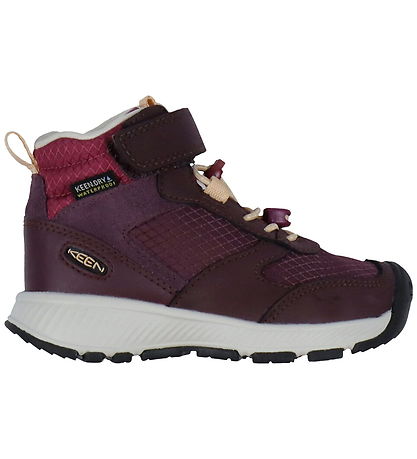 KEEN Vinterstøvler - KE SKUA MID WP C - FIG-PEACH FUZZ