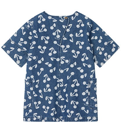Liewood Kjole - Angelica - Denim - Cherry Blossom/Medium Blue De
