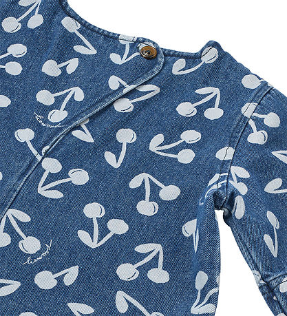 Liewood Kjole - Angelica - Denim - Cherry Blossom/Medium Blue De