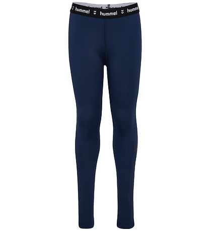 Hummel Leggings - hmlJR Pulse - Dress Blues