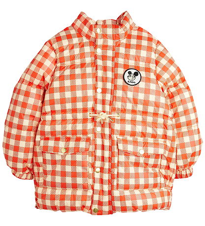 Mini Rodini Vinterjakke - Ritzratz Patch Gingham Heavy Puffer - 