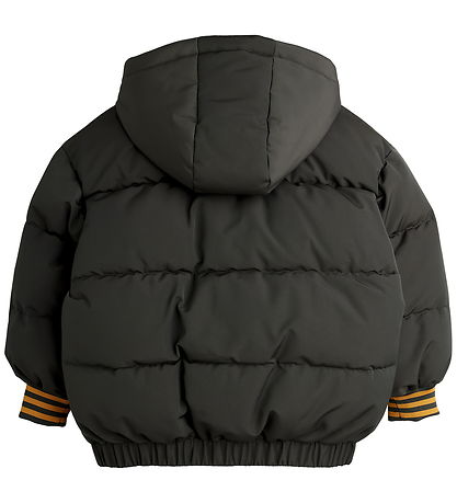 Mini Rodini Vinterjakke - Ritzratz Patch Puffer - Sort
