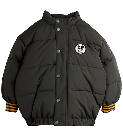 Mini Rodini Vinterjakke - Ritzratz Patch Puffer - Sort