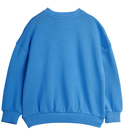 Mini Rodini Sweatshirt - Dog - Blå