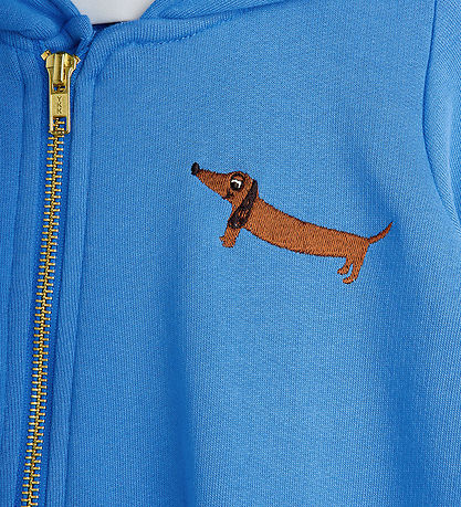 Mini Rodini Heldragt - Dog - Baby Onesie - Blå