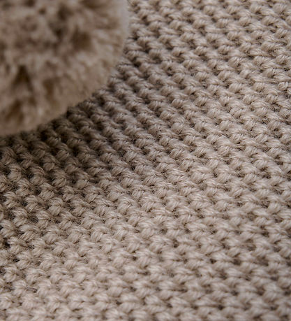 Huttelihut Elefanthue - Uld - 2-lags - Camel Melange m. Kvaster