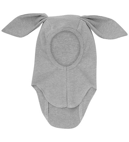 Huttelihut Elefanthue - 1-lags - Medium Grey Melange m. Ører
