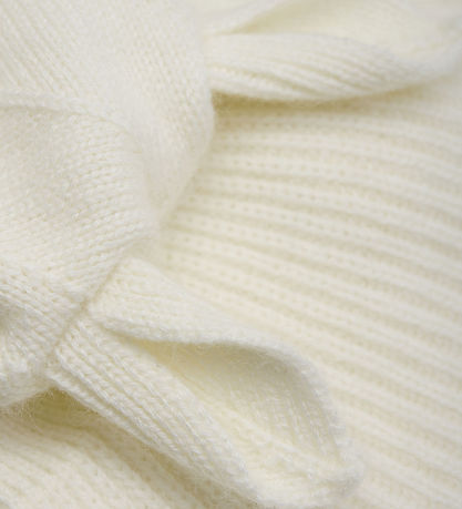 Huttelihut Elefanthue - Uld - 1-lags - Off-white m. Ører