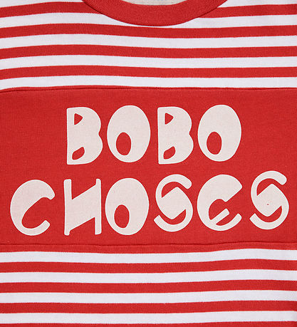 Bobo Choses Bluse - Stripes - Rød