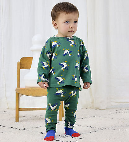 Bobo Choses Leggings - La Oca All Over - Grøn