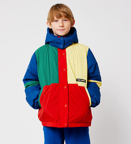 Bobo Choses Jakke - Color Block Anorak - Multicolor