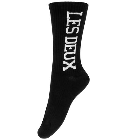 Les Deux Strømper - 2-pak - Vertigo Rib - Black